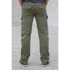 BRANDIT Adven Slim Fit Trousers Oliv -Günstiges Tarn Mode Geschäft brandit adven slim fit trousers oliv4