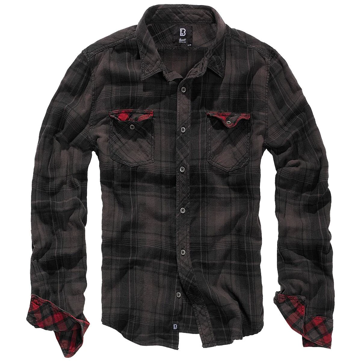 Brandit Checkshirt Duncan Braun-schwarz 1 Brandit Checkshirt Duncan Braun-schwarz
