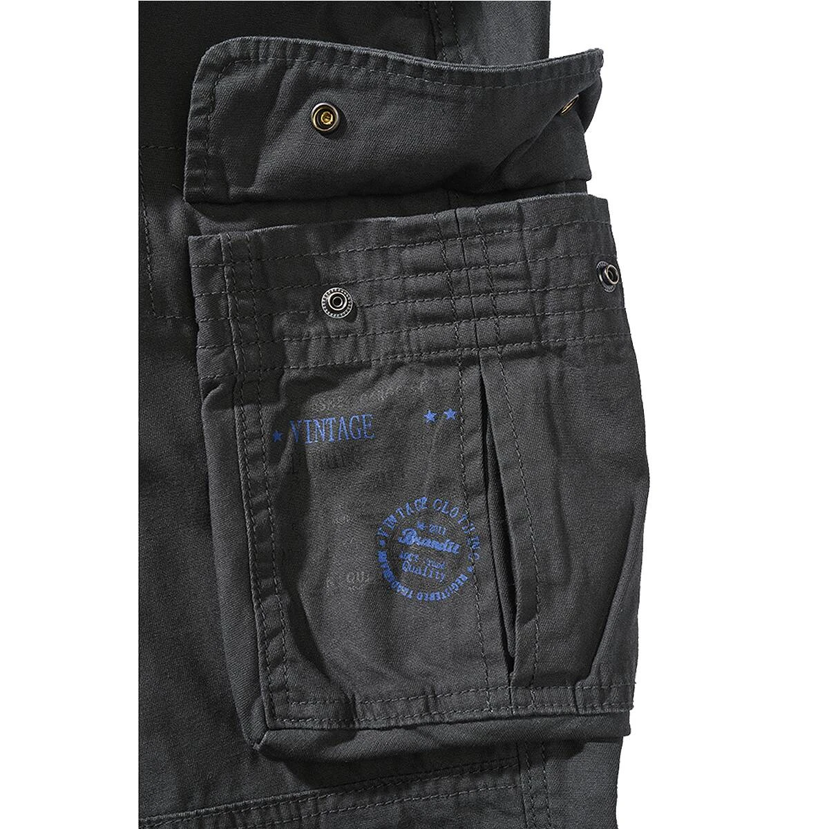 Brandit Pure Slim Fit Trousers Anthrazit 4 Brandit Pure Slim Fit Trousers Anthrazit – Bild 4