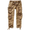 Brandit Pure Slim Fit Trousers Beige