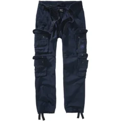 Brandit Pure Slim Fit Trousers Navy