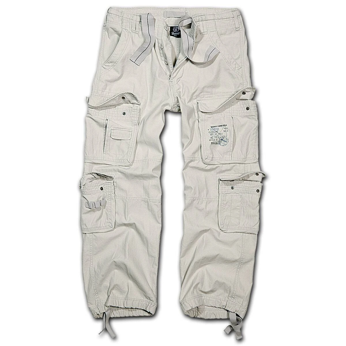 BRANDIT Pure Vintage Trouser Old White 1 BRANDIT Pure Vintage Trouser Old White