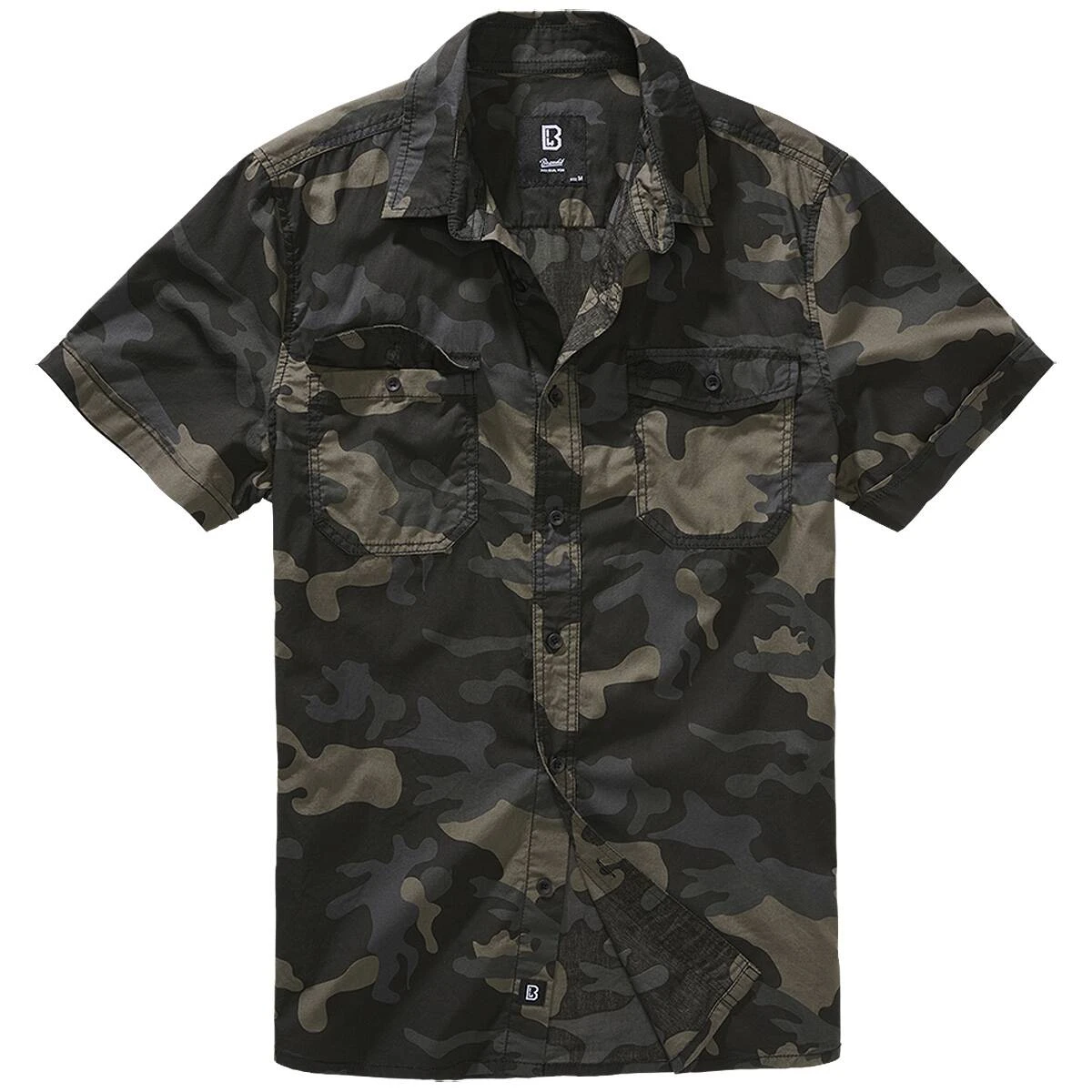 Brandit Roadstar Hemd Darkcamo 1 Brandit Roadstar Hemd Darkcamo