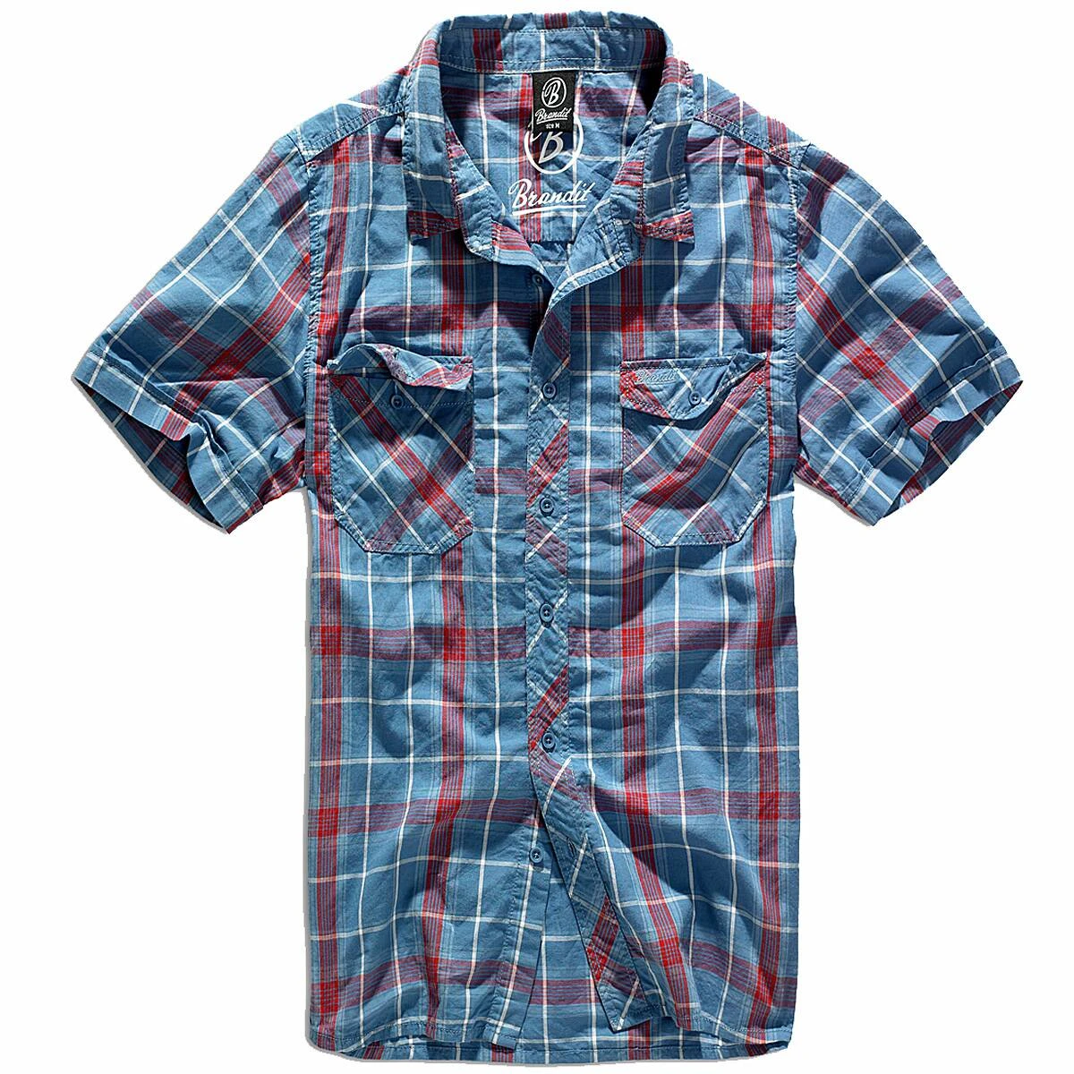 Brandit Roadstar Hemd Rot-blau 1 Brandit Roadstar Hemd Rot-blau