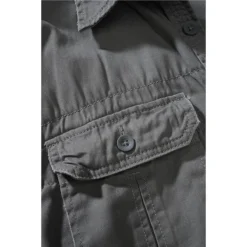 Brandit Vintage Shirt Langarm Anthrazit -Günstiges Tarn Mode Geschäft brandit vintage shirt langarm anthrazit4