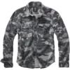 Brandit Vintage Shirt Langarm Grey Camo