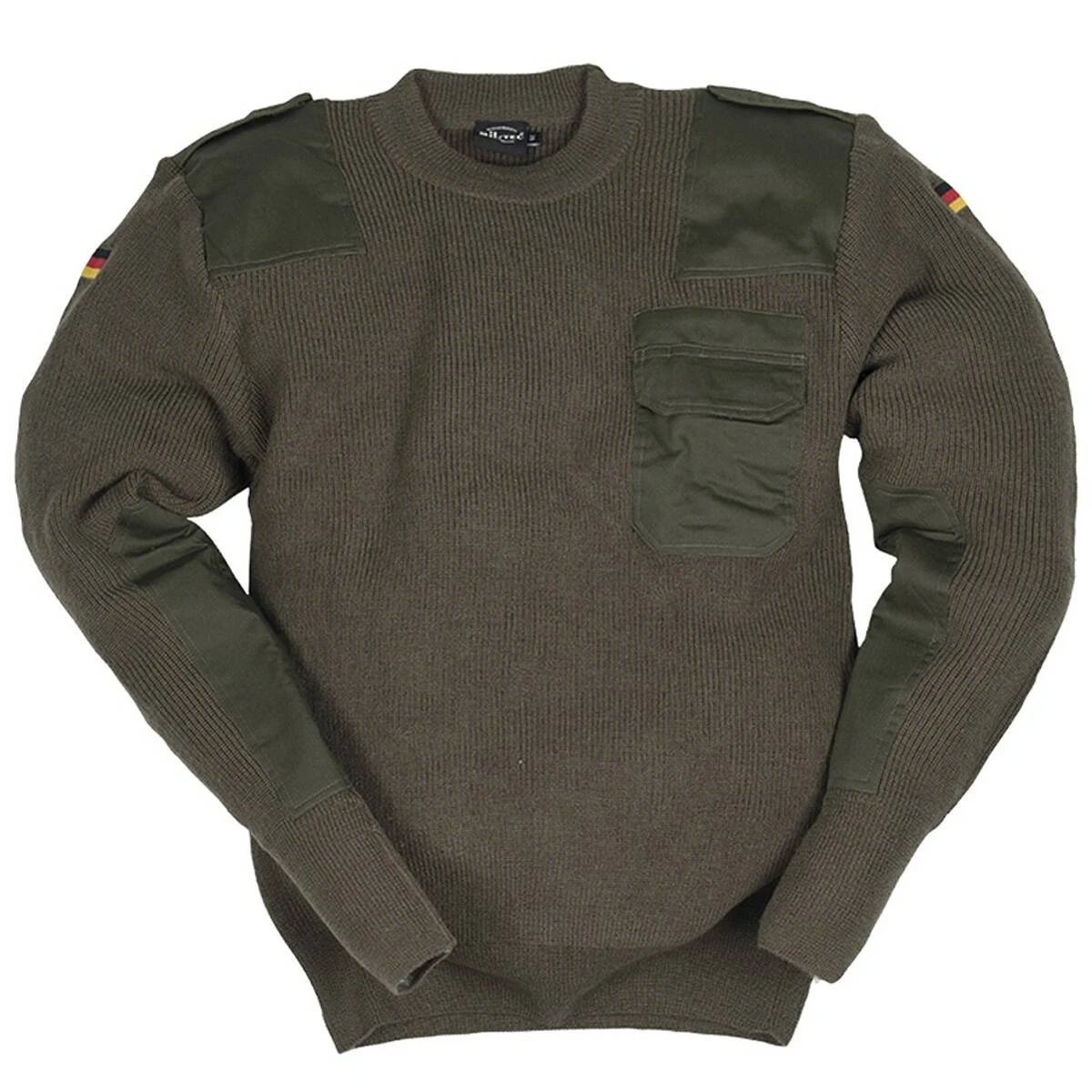 Mil-Tec Bundeswehr Pullover Nach TL Oliv 2 Mil-Tec Bundeswehr Pullover Nach TL Oliv – Bild 2