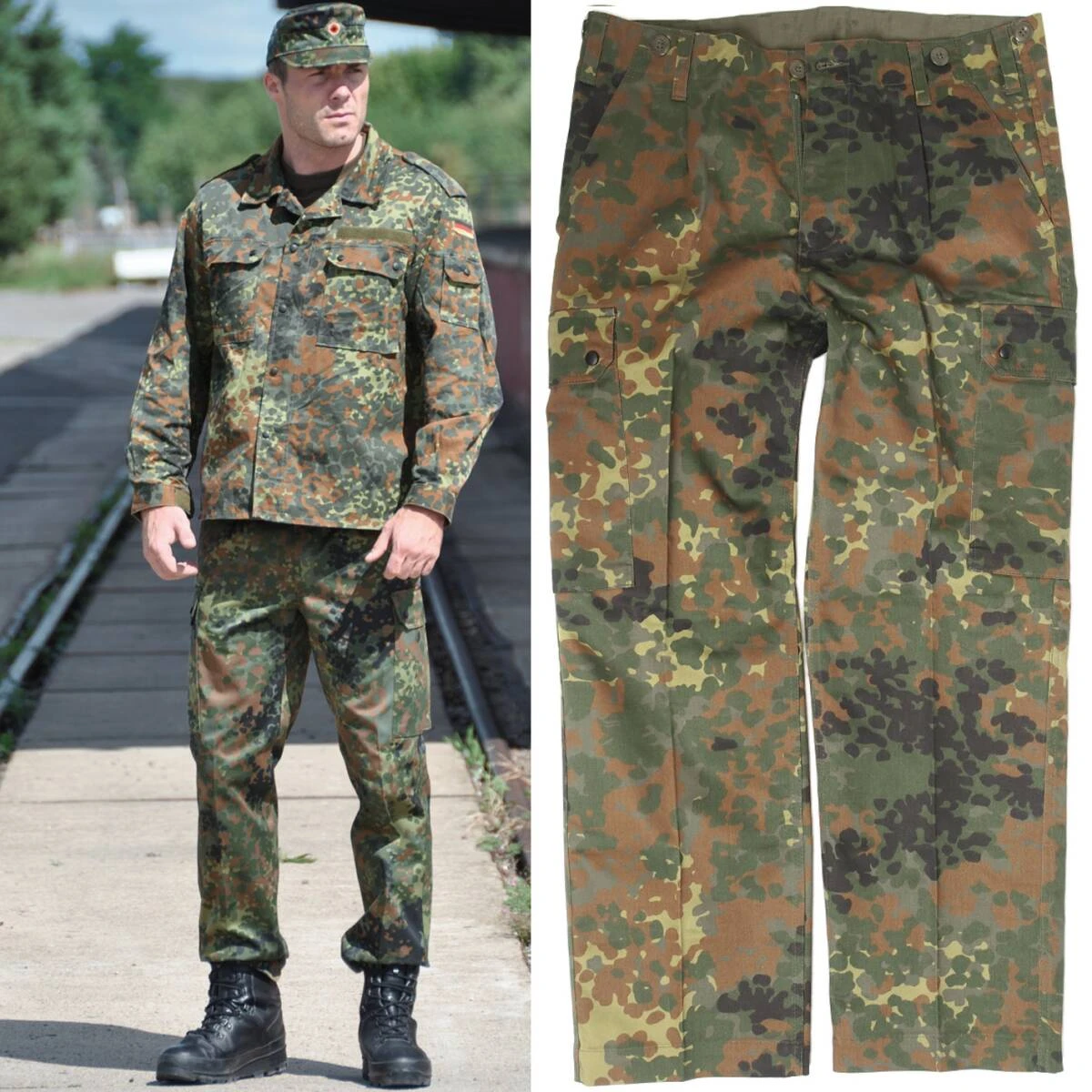 BW Feldhose Nach TL Flecktarn 2 BW Feldhose Nach TL Flecktarn – Bild 2