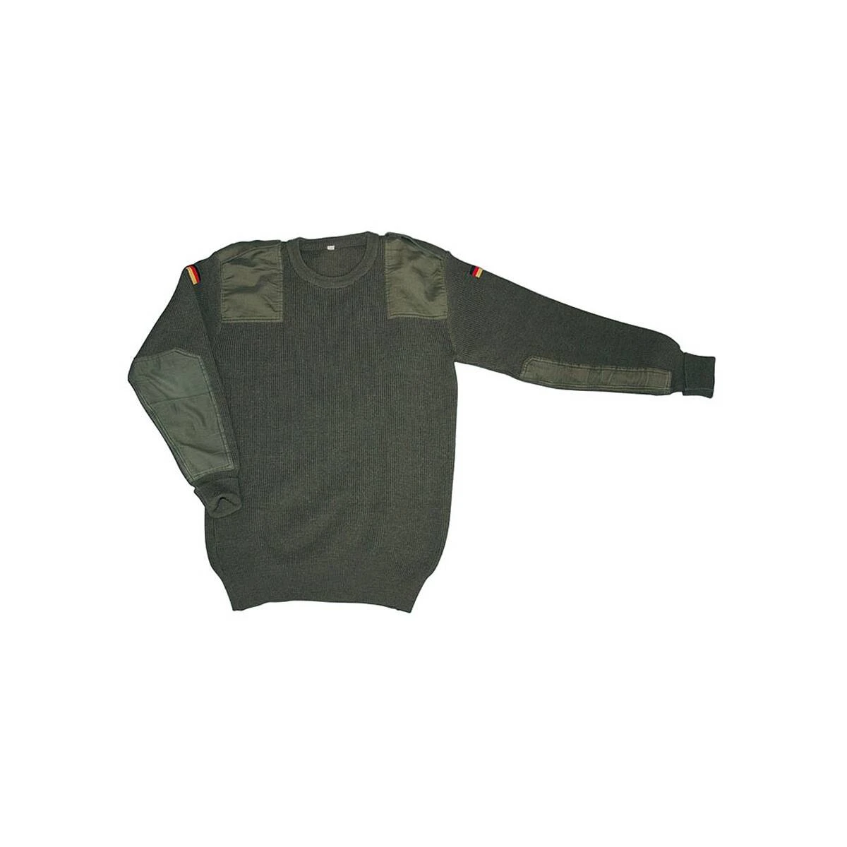 BW Pullover Baumwolle Oliv 2 BW Pullover Baumwolle Oliv – Bild 2