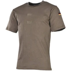 BW Tropen T-Shirt Mit Abzeichen Oliv