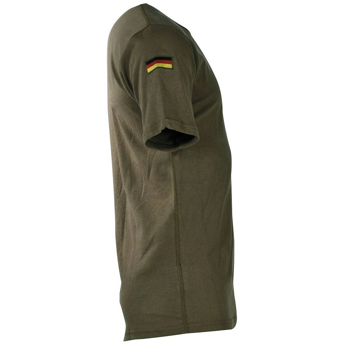 BW Tropen T-Shirt Mit Abzeichen Oliv 2 BW Tropen T-Shirt Mit Abzeichen Oliv – Bild 2