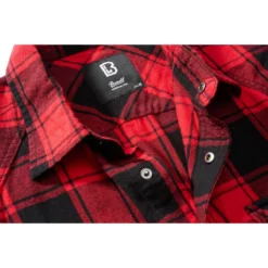 Brandit Checkshirt ärmellos Rot-schwarz -Günstiges Tarn Mode Geschäft checkshirt aermellos rot schwarz3