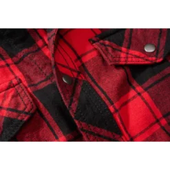 Brandit Checkshirt ärmellos Rot-schwarz -Günstiges Tarn Mode Geschäft checkshirt aermellos rot schwarz4