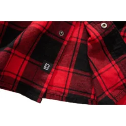 Brandit Checkshirt ärmellos Rot-schwarz -Günstiges Tarn Mode Geschäft checkshirt aermellos rot schwarz6