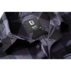 Brandit Checkshirt ärmellos Schwarz-grau -Günstiges Tarn Mode Geschäft checkshirt aermellos schwarz grau3