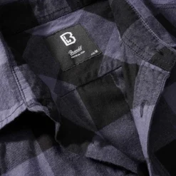 Brandit Checkshirt Kurzarm Schwarz-grau -Günstiges Tarn Mode Geschäft checkshirt kurzarm schwarz grau4