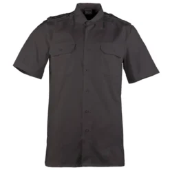 Mil-Tec Diensthemd Kurzarm Schwarz