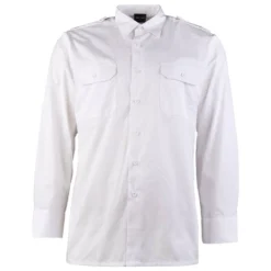 Mil-Tec Diensthemd Langarm Weiß