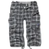 Brandit Industry 3/4 Pants Darkgrey-purple
