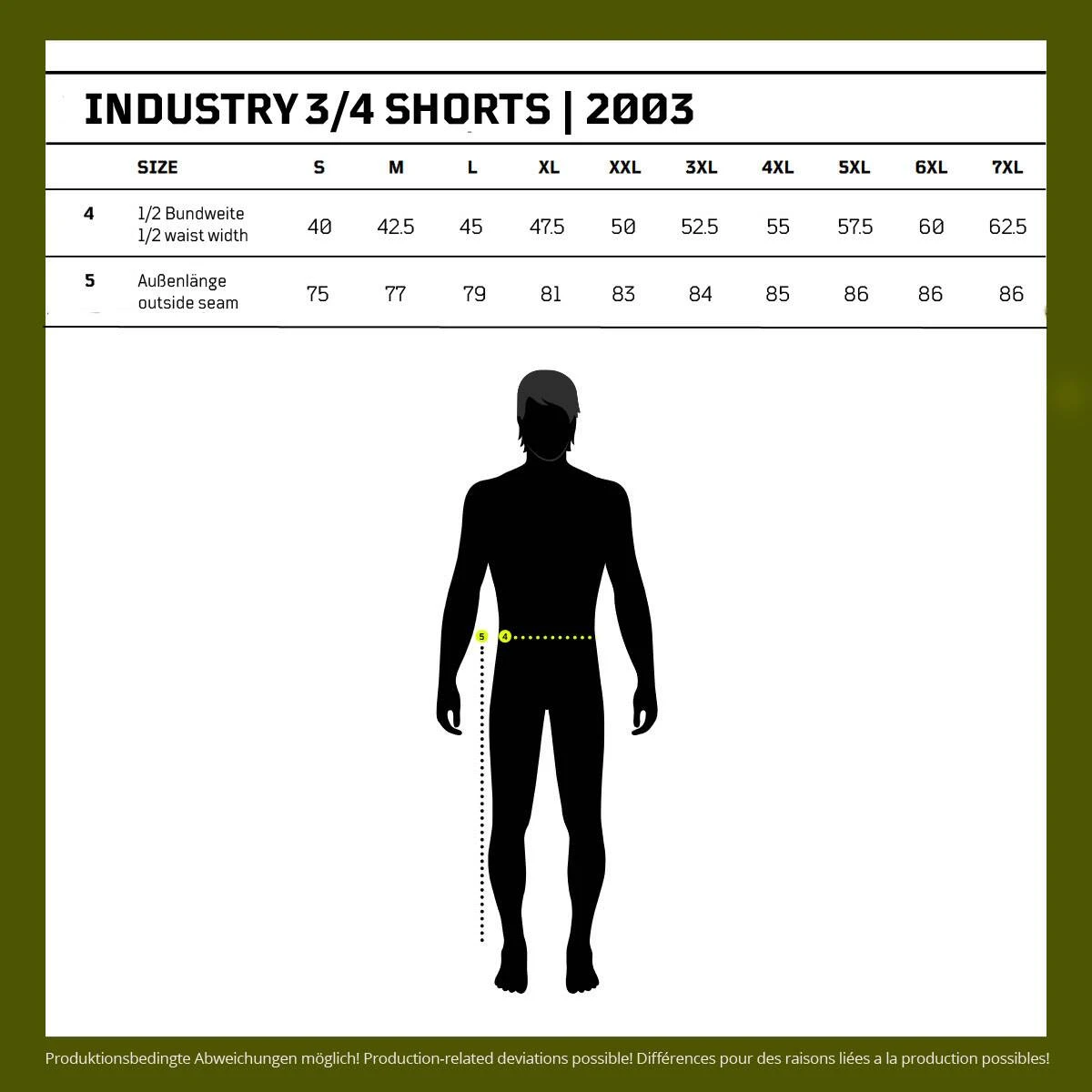 Brandit Industry 3/4 Pants Schwarz 3 Brandit Industry 3/4 Pants Schwarz – Bild 3