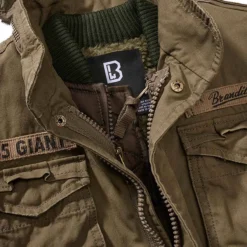 Brandit Kids M65 Giant Jacke Oliv -Günstiges Tarn Mode Geschäft kids m65 giant jacke oliv3