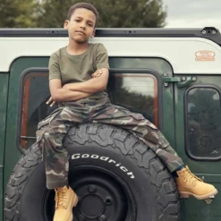 Brandit Kids Pure Trouser Woodland -Günstiges Tarn Mode Geschäft kids pure trouser woodland4