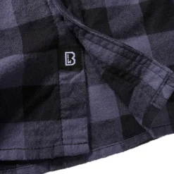Brandit Kinder Checkshirt Schwarz-grau -Günstiges Tarn Mode Geschäft kinder checkshirt schwarz grau3