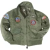 Mil-Tec Kinder CWU Fliegerjacke Mit Abzeichen Oliv