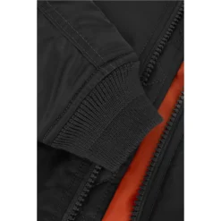 Brandit Kinder Jacke MA1 Schwarz -Günstiges Tarn Mode Geschäft kinder jacke ma1 schwarz4