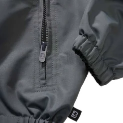 Brandit Kinder Sommer Windbreaker Frontzip Anthrazit -Günstiges Tarn Mode Geschäft kinder sommer windbreaker frontzip anthrazit3