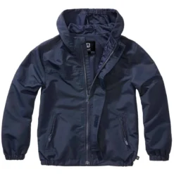 Brandit Kinder Sommer Windbreaker Frontzip Navy