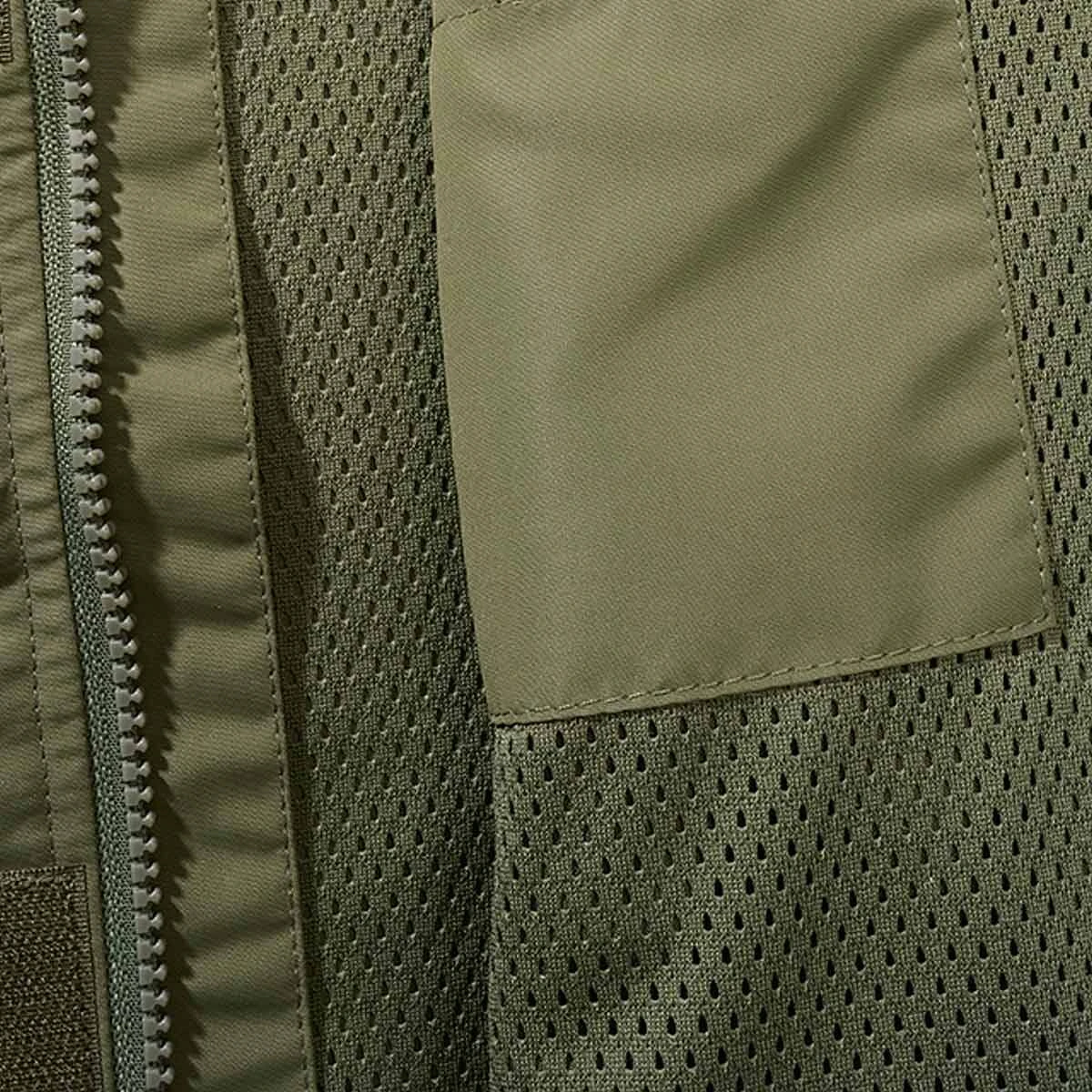 Brandit Kinder Sommer Windbreaker Frontzip Oliv 4 Brandit Kinder Sommer Windbreaker Frontzip Oliv – Bild 4