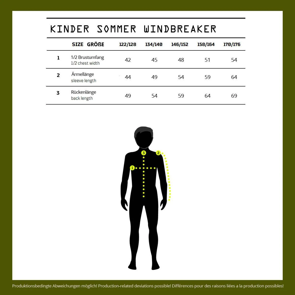Brandit Kinder Sommer Windbreaker Frontzip Oliv 5 Brandit Kinder Sommer Windbreaker Frontzip Oliv – Bild 5