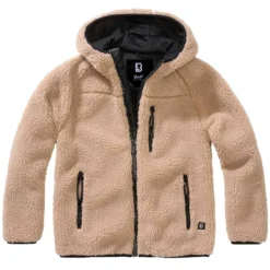 Brandit Kinder Teddyfleece Jacke Beige