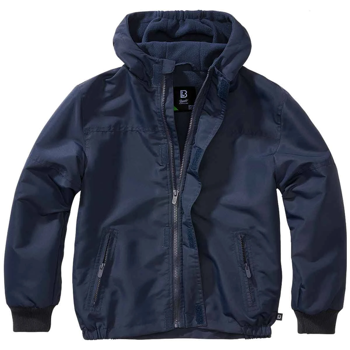 Brandit Kinder Windbreaker Frontzip Navy 1 Brandit Kinder Windbreaker Frontzip Navy