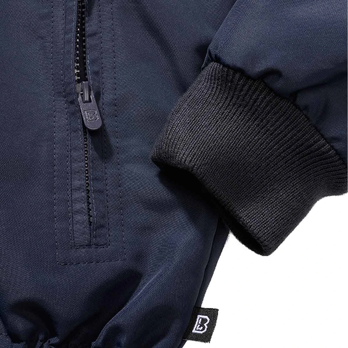 Brandit Kinder Windbreaker Frontzip Navy 3 Brandit Kinder Windbreaker Frontzip Navy – Bild 3