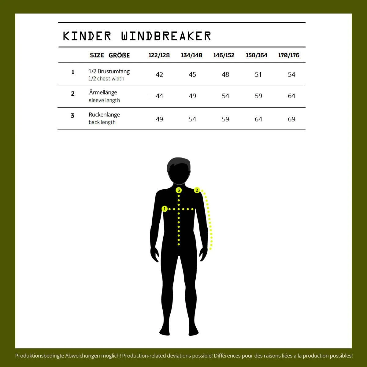 Brandit Kinder Windbreaker Frontzip Oliv 5 Brandit Kinder Windbreaker Frontzip Oliv – Bild 5