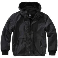Brandit Kinder Windbreaker Frontzip Schwarz
