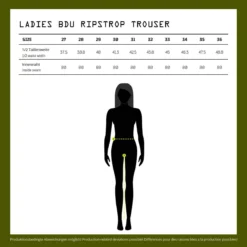 Brandit Ladies BDU Ripstop Hose Schwarz -Günstiges Tarn Mode Geschäft ladies bdu ripstop hose schwarz4