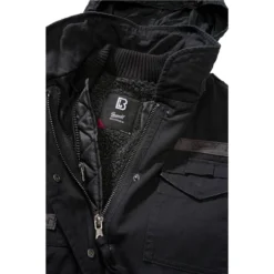 Brandit Ladies M65 Giant Jacke Schwarz -Günstiges Tarn Mode Geschäft ladies m65 giant jacke schwarz3