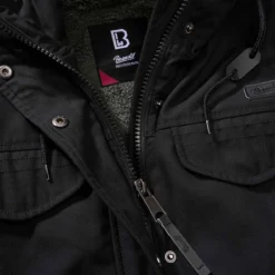 Brandit Ladies Marsh Lake Parka Schwarz -Günstiges Tarn Mode Geschäft ladies marsh lake parka schwarz4