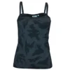 Ladies Spaghetti Top Night-camo