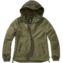 Brandit Ladies Summer Windbreaker Frontzip Oliv