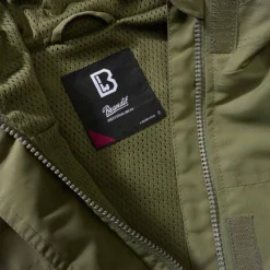 Brandit Ladies Summer Windbreaker Frontzip Oliv -Günstiges Tarn Mode Geschäft ladies summer windbreaker frontzip oliv4