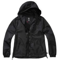 Brandit Ladies Summer Windbreaker Frontzip Schwarz