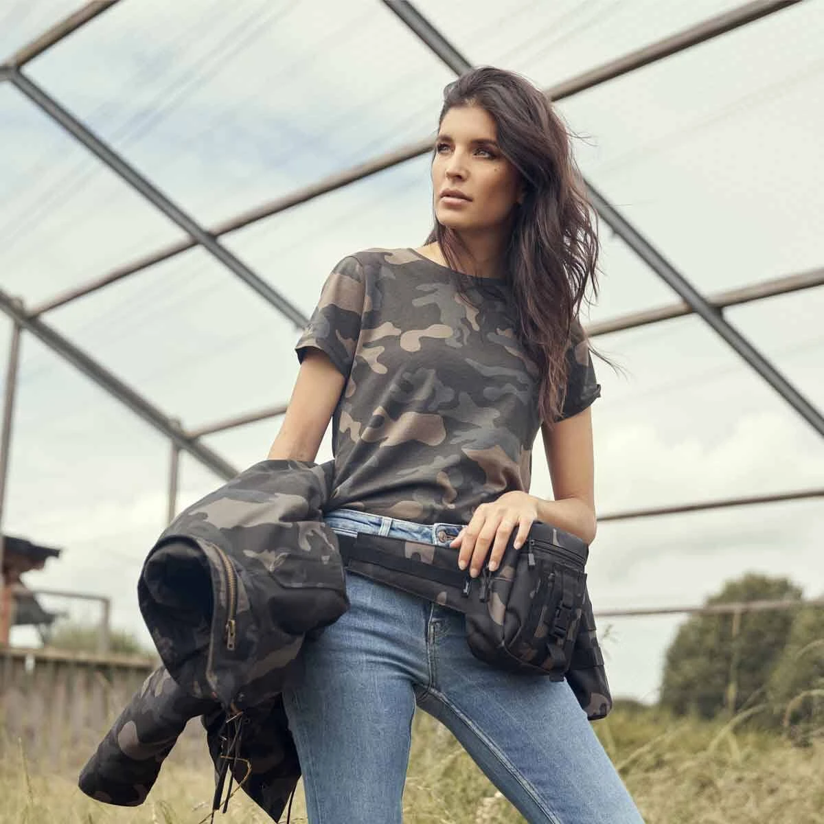 Brandit Ladies T-Shirt Flecktarn 3 Brandit Ladies T-Shirt Flecktarn – Bild 3