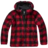 Brandit Ladies Teddyfleece Jacke Rot-schwarz