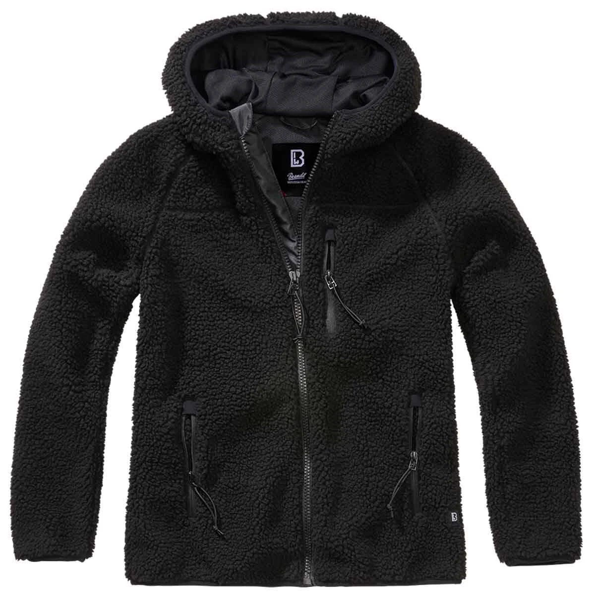 Brandit Ladies Teddyfleece Jacke Schwarz 1 Brandit Ladies Teddyfleece Jacke Schwarz