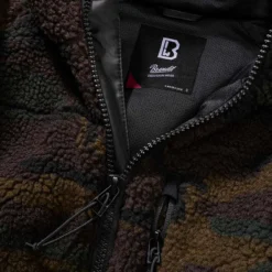 Brandit Ladies Teddyfleece Jacke Woodland -Günstiges Tarn Mode Geschäft ladies teddyfleece jacke woodland3