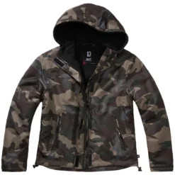 Brandit Ladies Windbreaker Frontzip Darkcamo